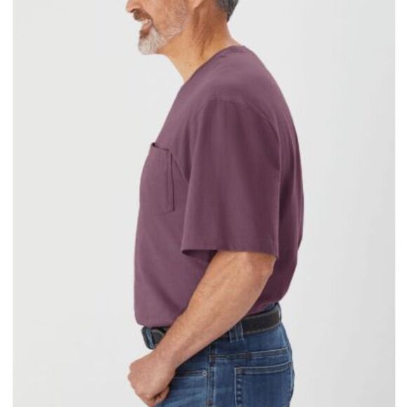 Duluth Trading Co NWT size XXL Longtail SS Pocket Crew shirt relaxed fit - Picture 2 of 4